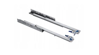 Komplet prowadnic COMFORT 3D L-500mm, pełen wysuw, Push to Open