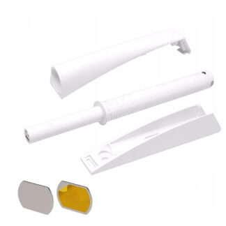 Odbojnik długi, K-Push TECH STRONG + ADAPTER + płytka, szary