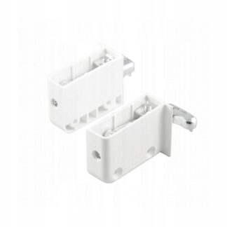 ZAWIESZKA DO SZAFEK, NA WKRĘTY L+P BIAŁA zestaw 2szt