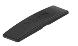 Zaślepka na ramię zawiasu CLIP TOP, CLIP TOPBLUMOTION stalowa tłoczone logo blum onyks