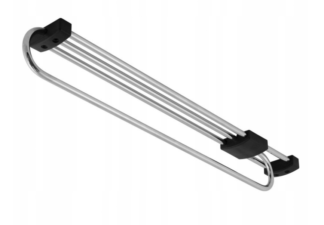 Wieszak wysuwny AM002-400MM, chrom