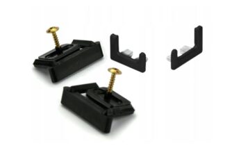 Zestaw montażowy z zaślepkami SYMA14 - czarny mat P9