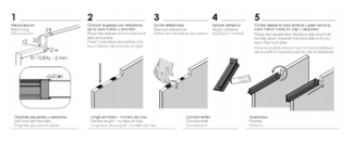 Zestaw montażowy z zaślepkami PARTIAL -PRAWY (CR)- SYMA32 - czarny mat