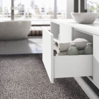 Szuflada HETTICH AVANTECH L600 H251 biały , prowadnice ACTRO