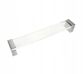 Uchwyt meblowy HD62, 192mm, transparentny + chrom