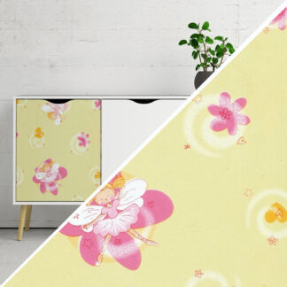 Okleina meblowa dziecięca 45x100 cm Wróżki