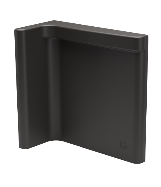 Zaślepka plastikowa do zawieszki H11- prawa,antracyt