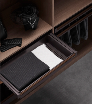 Szuflada na ubrania ELIS W900xH150 - Mocca