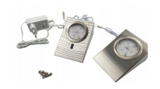 Zestaw opraw meblowych LED inox