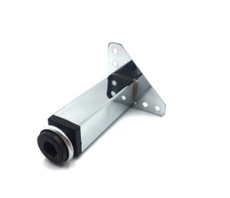 Nóżka meblowa kwadratowa 25x25 H-100 chrom