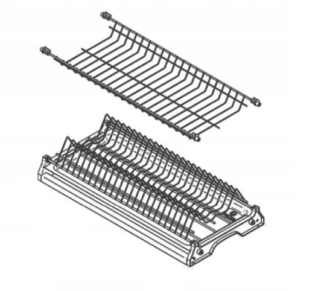 ociekarka 600 variant 1 srebna z prowadnica aluminiową