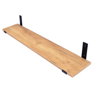 Półka wisząca ścienna 100cm Dąb Craft Złoty do salonu kuchni spiżarni loft