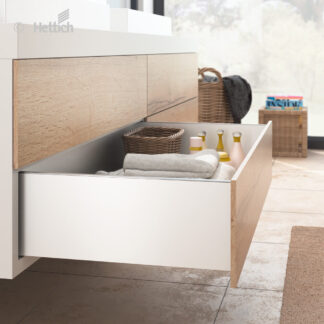 Szuflada HETTICH AVANTECH L650 H251 biały , prowadnice ACTRO