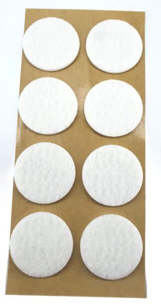 Podkładka filcowa biała-koło 35mm, h=3mm