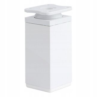 Nóżka meblowa kwadratowa 40x40 H-100 biały mat