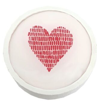 Gałka drewniana GD08 GAMET Różowe serce