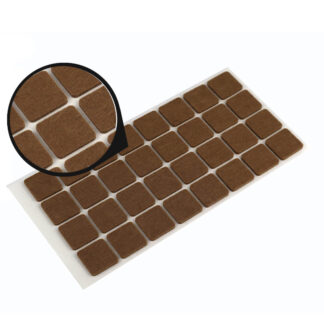 Podkładka filcowa kwadrat 2.5x2.5 cm - 32 szt