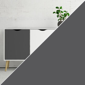 Okleina meblowa samoprzylepna 45x100 cm Grafit mat