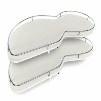 Nerka W-450 soft close -Lewa, chrom