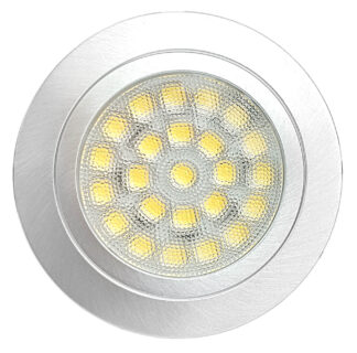 Oprawa meblowa, wpuszczana ROUND, 1,8W, 24 LED, aluminium, BZ