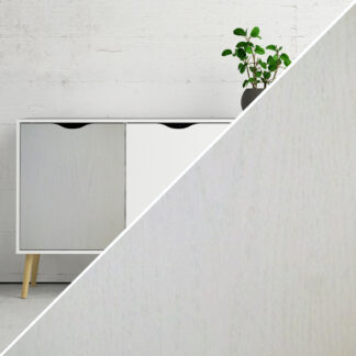 Okleina meblowa samoprzylepna 45x100 cm Białe drewno