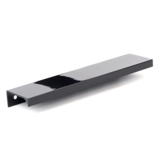 Uchwyt meblowy, krawędziowy, 480/500mm, czarny połysk